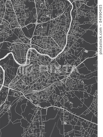 City map Vilnius, monochrome detailed plan, vector illustration City map Vilnius, monochrome detailed plan, vector illustration 84990485