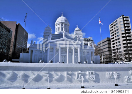 札幌冰雪節/雪雕 84990874