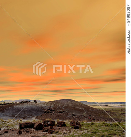 Sunset Petrified Forest Arizona Sunset Petrified Forest Arizona 84992087