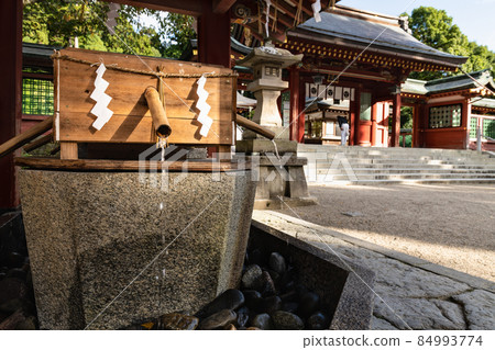 Shiwahiko Shrine 的新電暈感染控制 chozuya Shiwahiko Shrine 的新電暈感染控制 chozuya 84993774