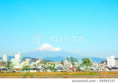 Scenery of Mt. Fuji and Shizuoka City Scenery of Mt. Fuji and Shizuoka City 84994143
