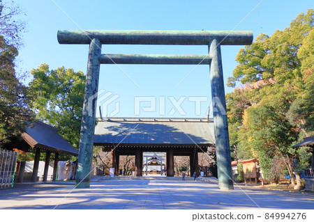 靖國神社接近鳥居永靈精神 84994276