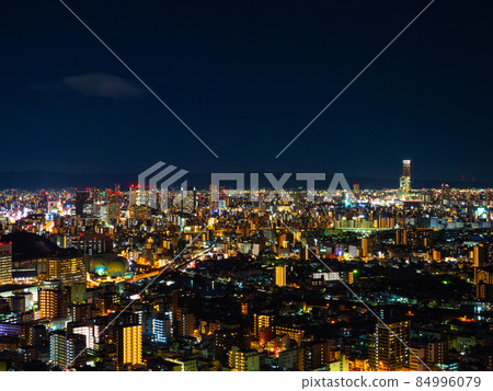 大阪市的夜景 大阪市的夜景 84996079