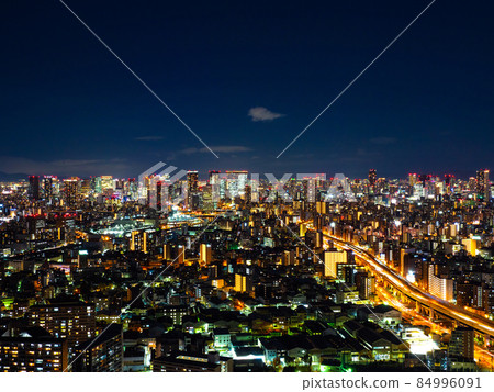 大阪市的夜景 84996091