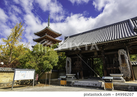 Shikoku 88th place 86th Shidoji Temple Niomon Sanuki City, Kagawa Prefecture Shikoku 88th place 86th Shidoji Temple Niomon Sanuki City, Kagawa Prefecture 84998207