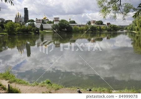 Russia, Moscow, Novodevichy Convent, Tchaikovsky's swan lake concept Russia, Moscow, Novodevichy Convent, Tchaikovsky's swan lake concept 84999078