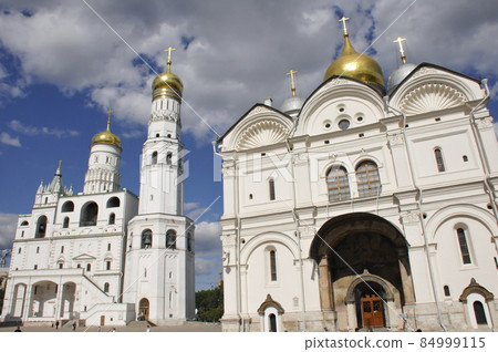 Russia, Moscow, Kremlin, Basilica Square, Ivan the Great Bell Tower, Alhangersky Basilica 84999115