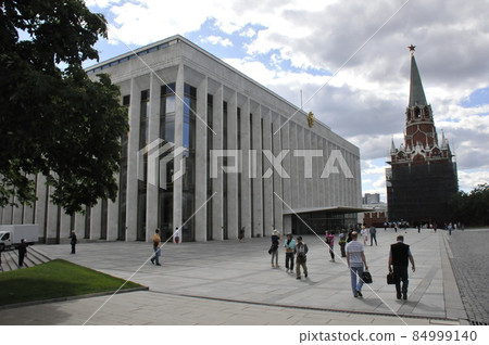 俄羅斯，莫斯科，克里姆林宮，克里姆林宮會議宮，Troitskaya 塔 84999140