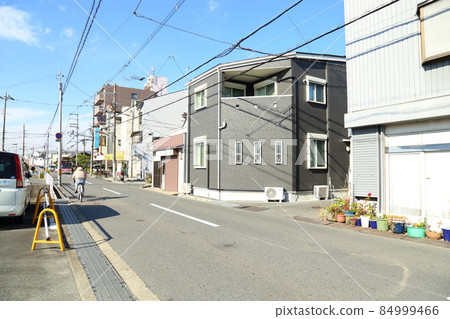 寢屋川市城市規劃道路對馬前大利線項目/寢屋川市站區域-高柳交叉路口區域[R.3.12照片] 84999466