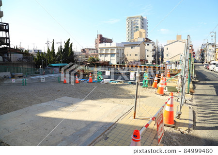寢屋川市城市規劃道路對馬前大利線項目/寢屋川市站區域-高柳交叉路口區域[R.3.12照片] 84999480