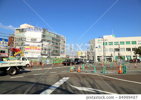 寢屋川市城市規劃道路對馬前大利線項目/寢屋川市站區域-高柳交叉路口區域[R.3.12照片] 84999487