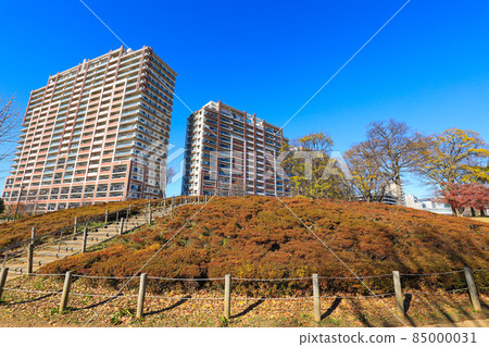 [千葉縣流山市] 流山大高之森站南口公園西初石近鄰公園風景 85000031