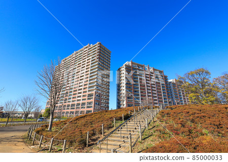 [千葉縣流山市] 流山大高之森站南口公園西初石近鄰公園風景 85000033