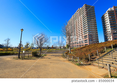 [千葉縣流山市] 流山大高之森站南口公園西初石近鄰公園風景 85000034