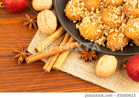 Christmas honey cookies Melomakarona 85000623