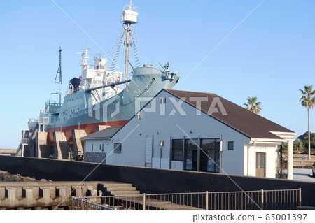 Taiji Whale Beach Park Exhibition Whaling Boat Taiji Whale Beach Park Exhibition Whaling Boat 85001397
