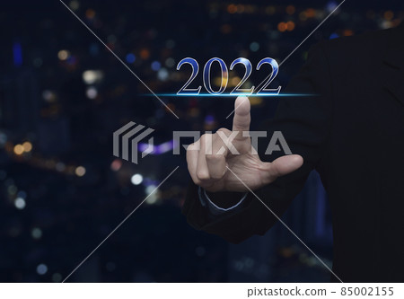 Happy new year 2022 calendar cover concept Happy new year 2022 calendar cover concept 85002155