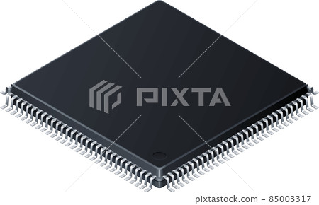 Image of semiconductor chip digital technology 85003317