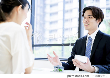 商人商務談判房地產 85003969