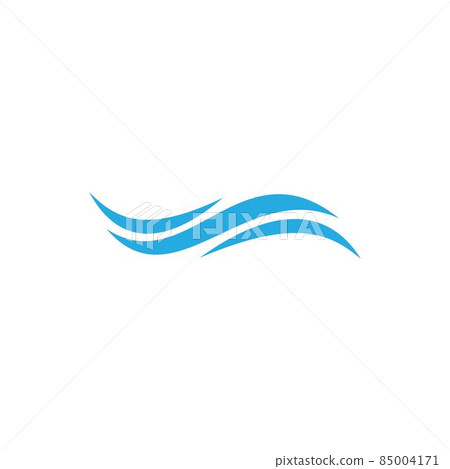Water wave Logo-插圖素材 [85004171] - PIXTA圖庫