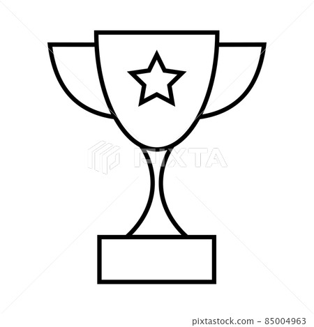 Trophy champion cup reward for victory, stock illustration Trophy champion cup reward for victory, stock illustration 85004963