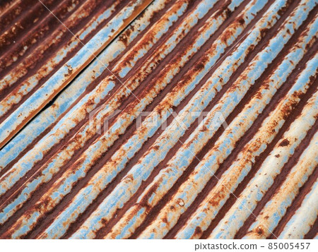 Rusted old galvanized iron background 85005457