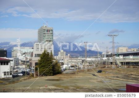 Scenery toward the west exit of Morioka Station 85005679