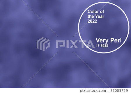 New 2022 trending PANTONE 17-3938 Very Peri color. Abstract background with tmain trend color of year 85005739