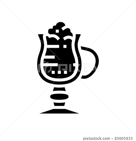 vennese coffee glyph icon vector illustration vennese coffee glyph icon vector illustration 85005833