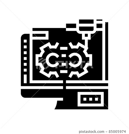 rapid prototyping glyph icon vector illustration-插圖素材 [85005974] - PIXTA圖庫
