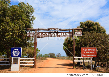 Pantanal entrance gate, Brazilian landmark 85006099