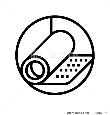 underlay for parquet board line icon vector illustration underlay for parquet board line icon vector illustration 85006354
