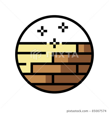 hardwood floor refinishing color icon vector illustration hardwood floor refinishing color icon vector illustration 85007574
