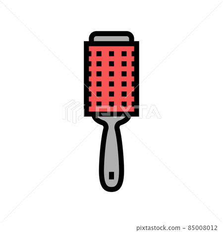 handle brush for housekeeping color icon vector illustration 85008012