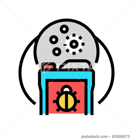 pesticide chemical industry production color icon vector illustration 85008073