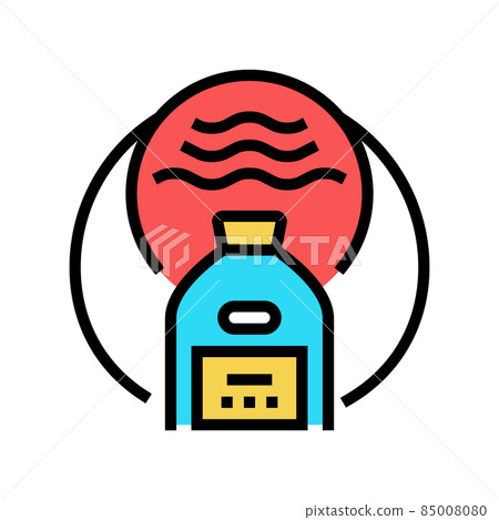 organic solvent color icon vector illustration 85008080