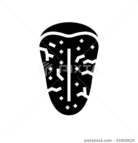 sjogrens syndrome glyph icon vector illustration 85008620