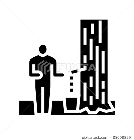 collection and storage maple syrup glyph icon vector illustration 85008839