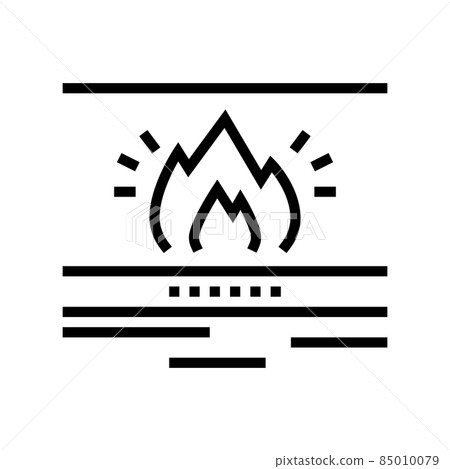 warmth skin line icon vector illustration 85010079
