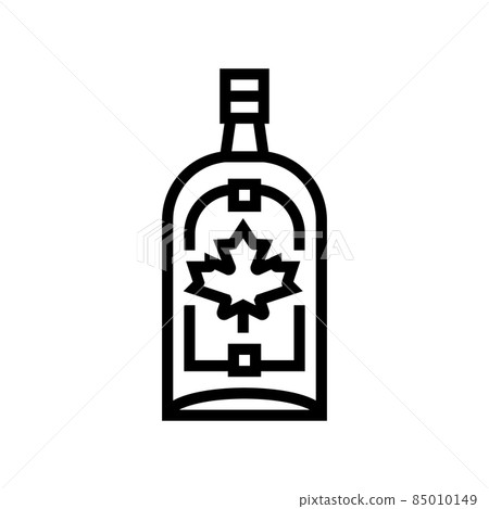 maple spirits line icon vector illustration maple spirits line icon vector illustration 85010149