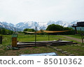 Shinshu, Northern Alps, Lake Aoki. I was able to meet on such a sunny day. 85010362
