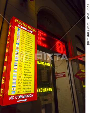 Latvia Old Town Foreign Currency Exchange Store / Riga, Latvia 85010834