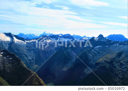View from Cessna towards Milford Sound 85010972