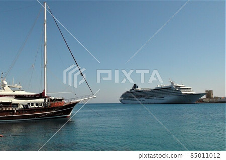 Aegean Cruise Popular Spot World Heritage Rhodes Aegean Cruise Popular Spot World Heritage Rhodes 85011012