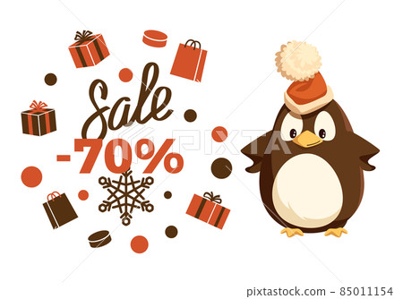 Merry Christmas Sale 70 Percent Penguin Animal Merry Christmas Sale 70 Percent Penguin Animal 85011154