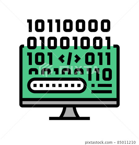 microcode development color icon vector illustration microcode development color icon vector illustration 85011210