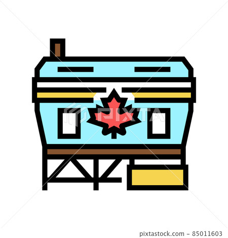 safety maple color icon vector illustration safety maple color icon vector illustration 85011603