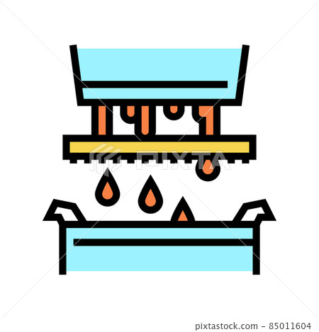 filtration maple syrup color icon vector illustration filtration maple syrup color icon vector illustration 85011604