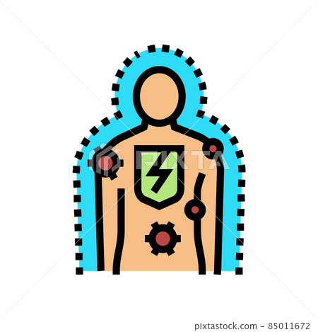 immunodeficiencies human color icon vector illustration 85011672