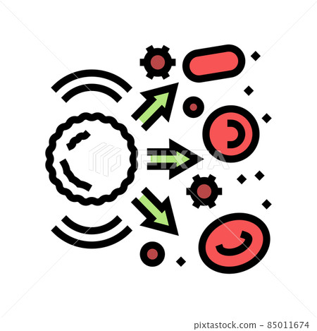 hypersensitivity blood color icon vector illustration 85011674